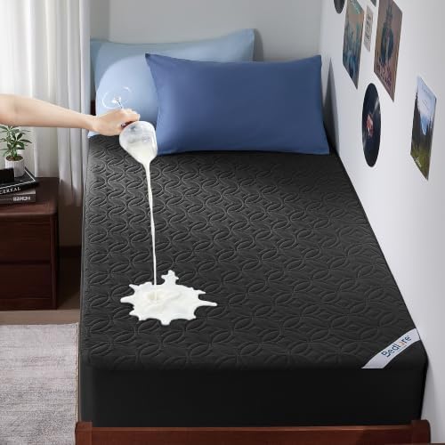 BEDLORE Waterproof Mattress Protector, Twin XL Size Mattress Pad by Bedlore