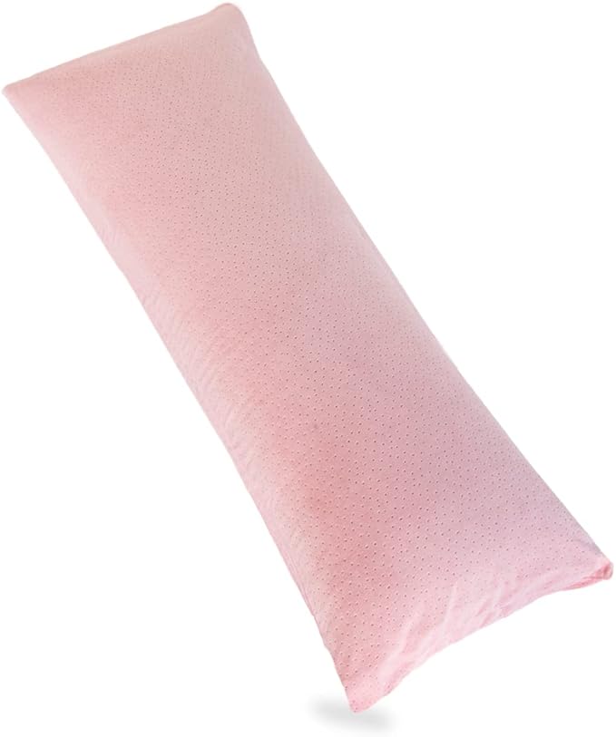 Body Pillow, Memory Foam Body Pillows for Adults Sleeping, Long Pillow for Bed, Big Large Firm Full Body Pillow for Side Sleeper, 20x54 Inch, Light Pink