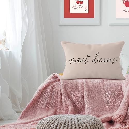 Sweet Dreams Pillow Cover 12x20, Decorative Throw Pillow Covers - Image 2
