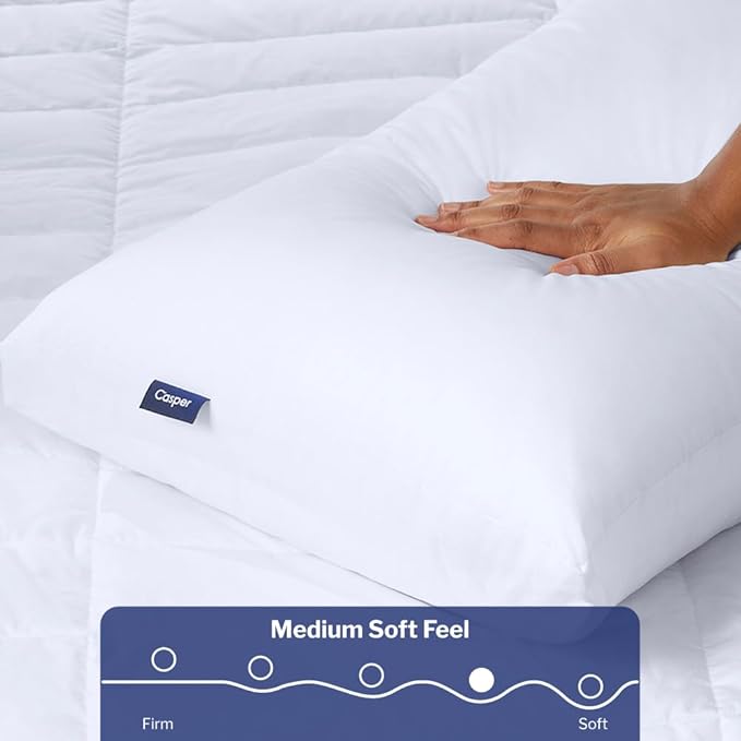 Casper Sleep Original Pillow for Sleeping, Standard, White