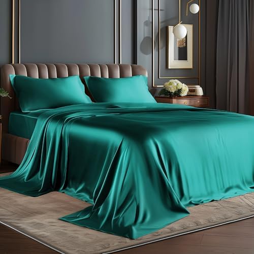 BEDELITE Satin Sheets Twin Size Bed Set, 3 Pieces by BEDELITE