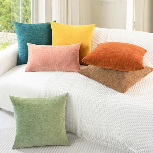 CaliTime Decorative Couch Throw Pillow Covers 26 X 26 Inches Teal - Image 4