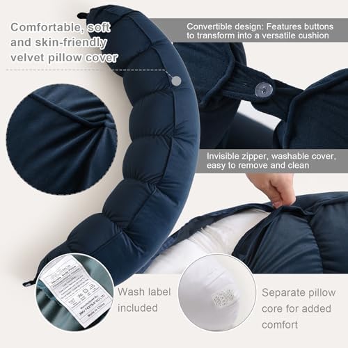 Peallow – Long Round Body Pillow - Image 4