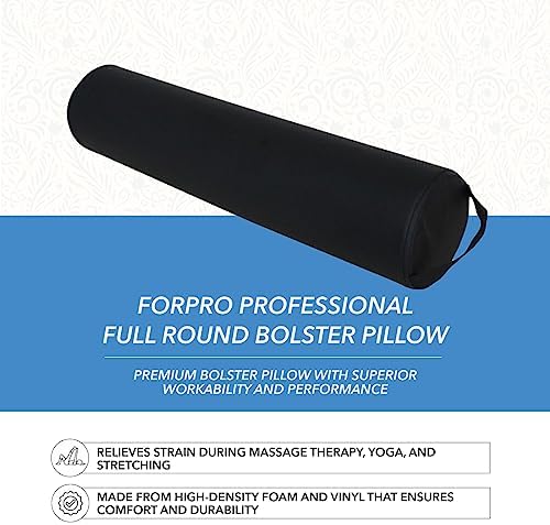ForPro Full Round Massage Table Bolster Pillow - Image 3