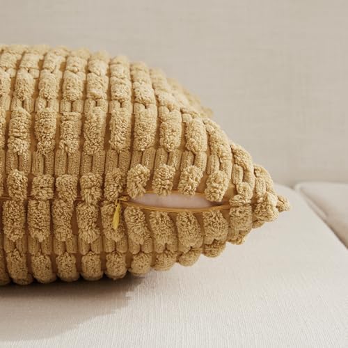 Fancy Homi 4 Packs Decorative Throw Pillow Covers - Image 3
