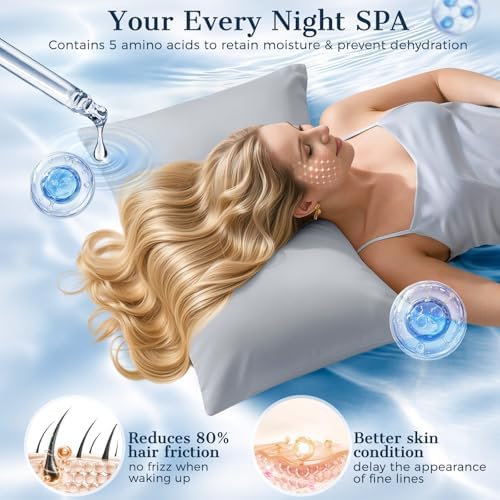 Cooling Pillow Cases 2 Pack King Size Cooling Pillowcases - Image 3