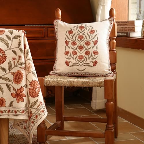 ISAENNE Designer Vintage French Linen Throw Pillow Cover - Image 6