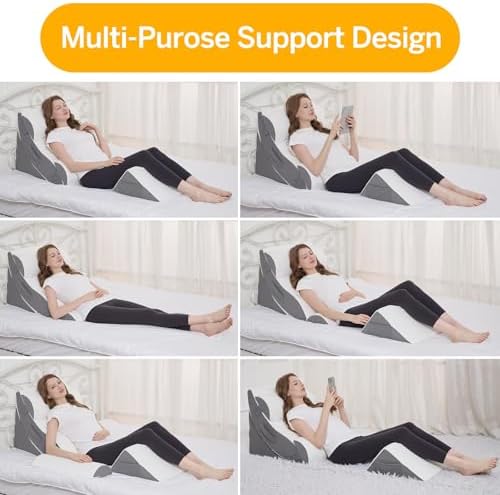 Wedge Pillow Set for After Surgery – 5PCS Orthopedic Bed Wedge Pillow Set for - Image 5
