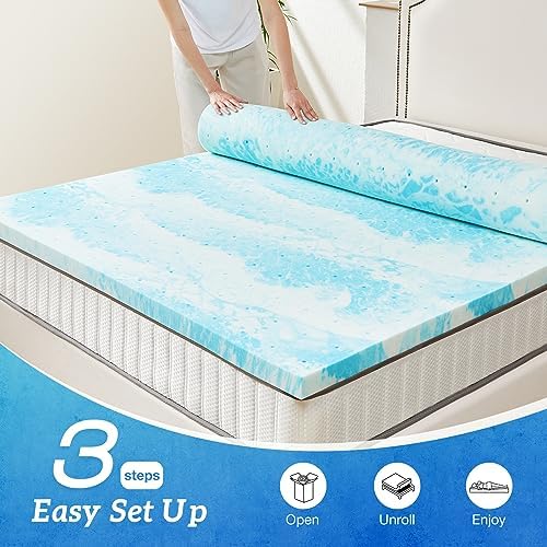 Sweetcrispy Mattress Topper California King, Memory Foam, 2 Inch - Image 2