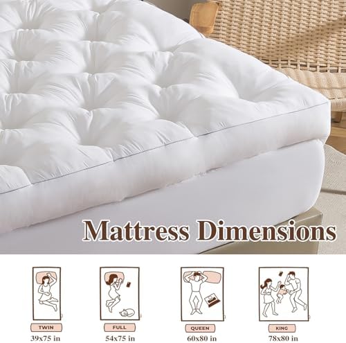 WhatsBedding 5 Inch Memory Foam Mattress Topper, Deep Pocket - Image 7