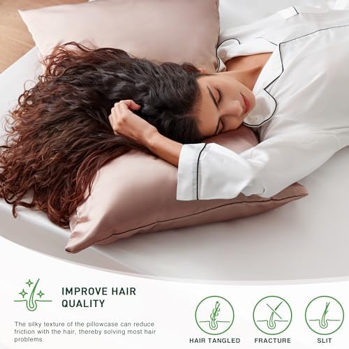 Love's cabin Satin Pillowcase Set of 2 King Size 20x36, Cooling Pillow Covers - Image 3