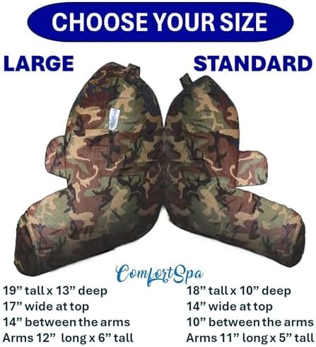 Reading Pillow, Arms and Pockets, Standard Camouflage - Image 5