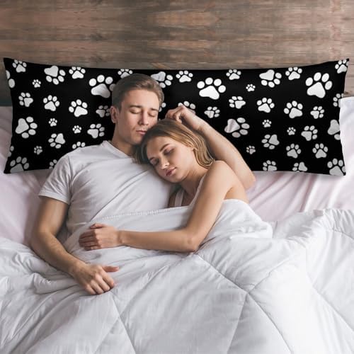 Dog Cat Paw Print Body Pillow Cover Pillowcase - Image 6