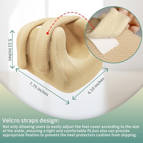 EZ Assistive Heel Protector Cushion Foot Pillow Remove Pressure 1pc, A Heel - Image 2
