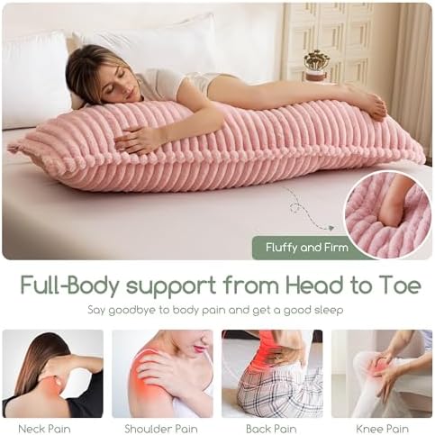 HIGOGOGO Memory Foam Body Pillow, Thickened Large Long Bed Pillow - Image 3