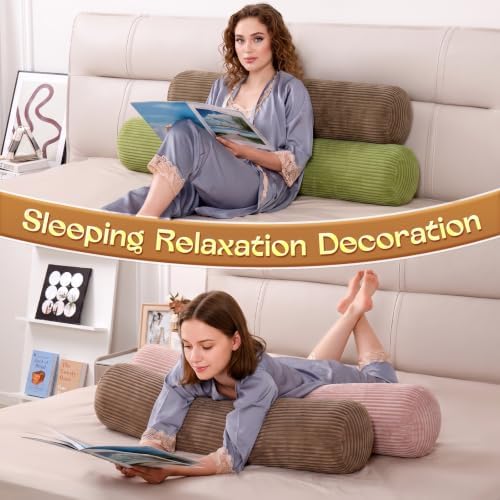 1 MIDDLE ONE Body Pillow, Memory Foam Round Body Pillows - Image 5