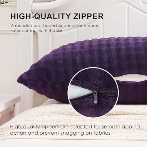 SOCHOW Decorative Body Pillow Cover 20x54 Inches, 1 Pack - Image 4