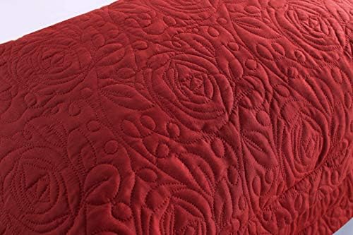 MarCielo 2-Piece Embroidered Pillow Shams, Decorative Microfiber Pillow Covers - Image 3