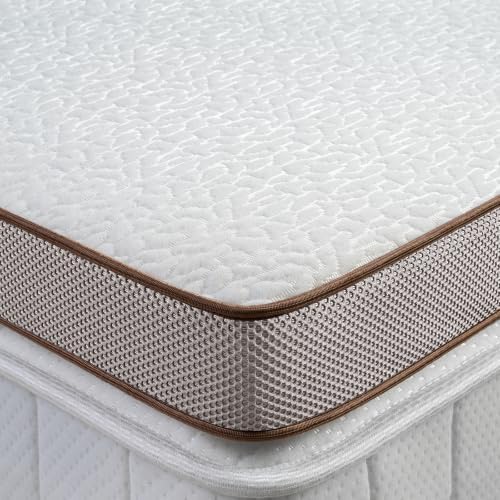 BedStory 4 Inch Memory Foam Mattress Topper Full Size, Gel Infused Comfort by BedStory