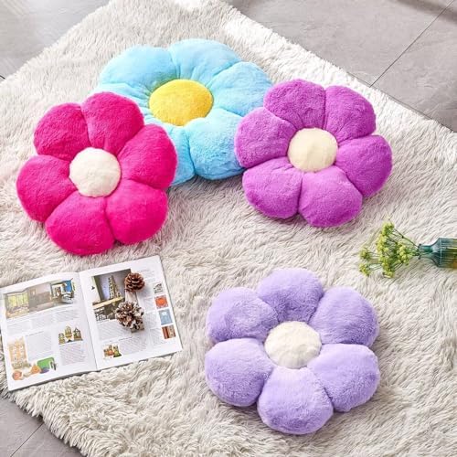 Kcvvcr Purple Flower Pillow - Image 3