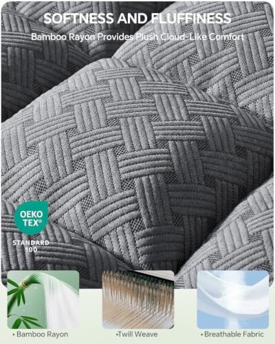College Dorm Room Essentials Twin XL Mattress Topper Pillow Top - Image 3