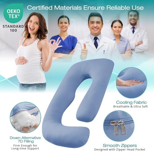Sasttie Cooling Pregnancy Pillows - Image 3