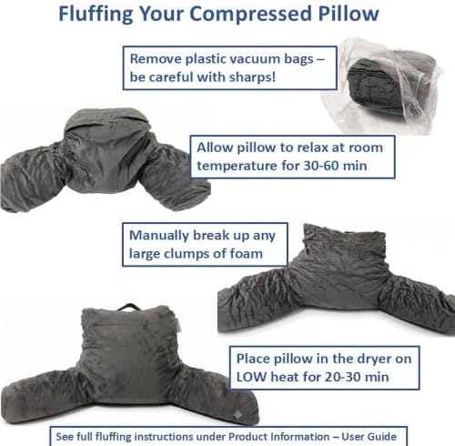 ComfortSpa Reading Pillow with Arms Pockets - Image 2