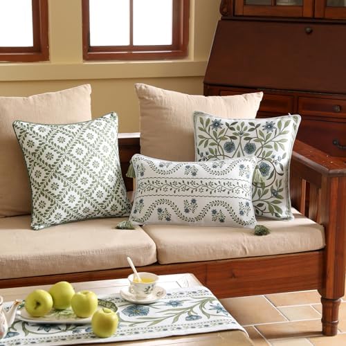 ISAENNE Designer Linen Throw Pillow Cover - Image 6