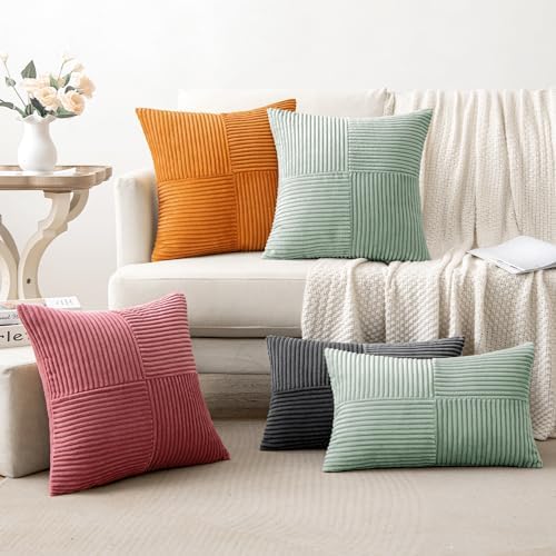 MIULEE Mint Decorative Throw Pillow Covers - Image 5