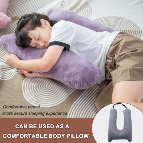 1 MIDDLE ONE Car Pillow for Kids, Memory Foam Travel Pillow for Car and Adults - Image 4