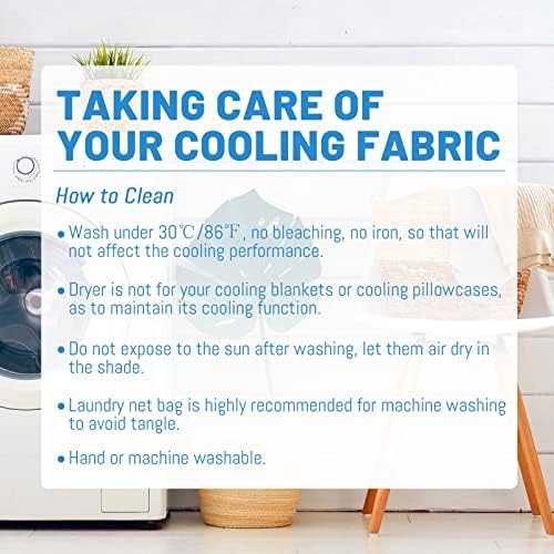 Cooling Pillow Case Covers Only, Queen Size Set of 2 - Image 6