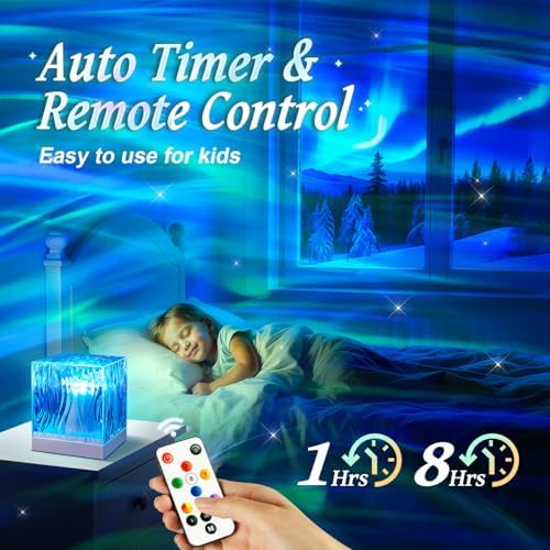Galaxy Projector Night Light Projector, 18-Color Ocean Havie Lamp Gift Box - Image 4