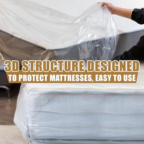 Plastic Mattress Bag for Moving Storage, Queen Size, 3Mil Thick - Image 7