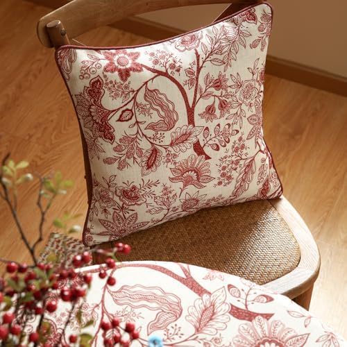 ISAENNE Designer Linen Square Throw Pillow Cover - Image 7