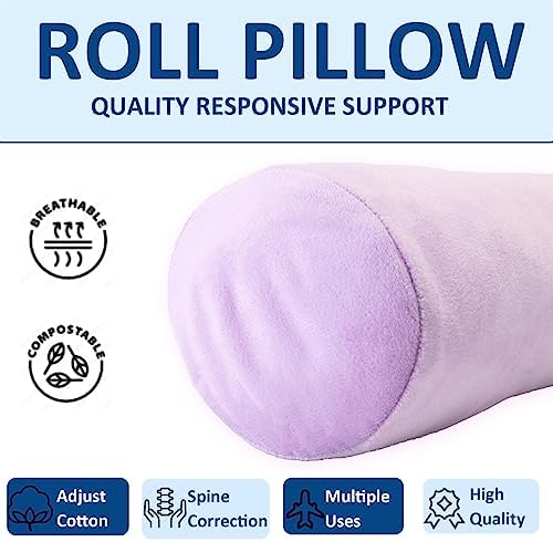 Neck Roll Pillow, Cervical Neck Pillow Bolster Pillow - Image 2