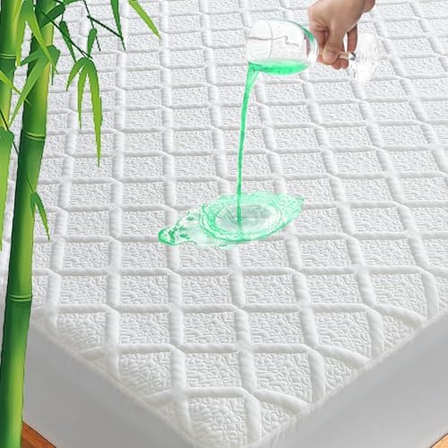 UNILIBRA King Waterproof Cooling Mattress Protector, Fits 8-21" Deep Pocket by Unilibra
