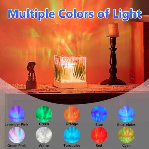 Galaxy Projector for Bedroom with Northern Lights Effect - 16 Color Changing Dimmable Mood Light with Dynamic Ripple, Remote Control, Night Light Projector for Kids Teens Adults Room Decor Gift - Image 5