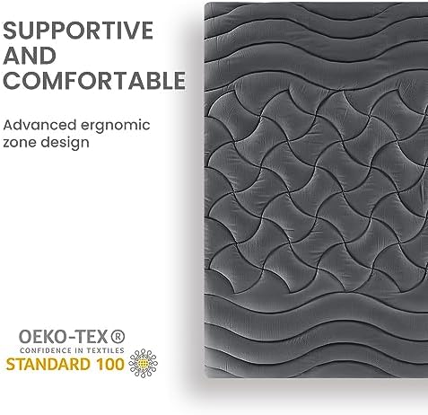 SLEEP ZONE King Mattress Topper, Cooling Mattress Cover - Image 6