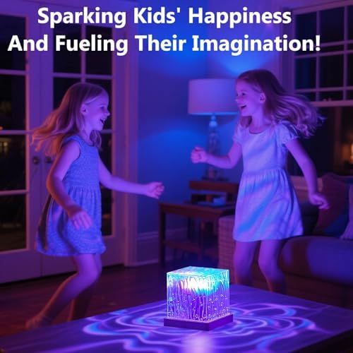 Galaxy Projector for Bedroom with Northern Lights Effect - 16 Color Changing Dimmable Mood Light with Dynamic Ripple, Remote Control, Night Light Projector for Kids Teens Adults Room Decor Gift - Image 5