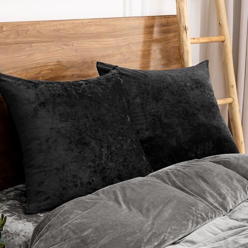 PHF Truly Velvet Throw Pillow Covers, No Insert, 2 Pack Color Gradient Cushion - Image 2