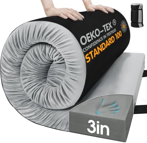 CYMULA Memory Foam Camping Mattress Pad, Sleeping Pad by CYMULA