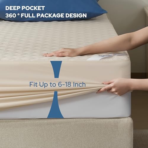 BEDLORE Waterproof California King Mattress Protector, Deep Pocket Fit - Image 4