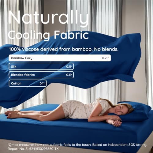 Bambaw 4 PCS - Full 100% Viscose Derived from Bamboo Cooling Sheet Set - Image 4