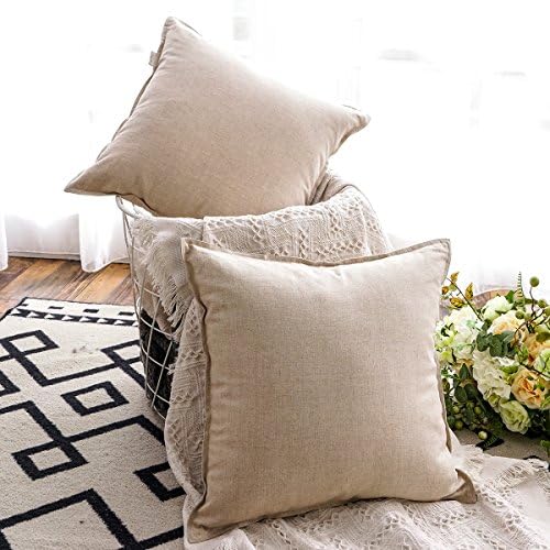 Jeanerlor Set of 2 20"x20" Yellow Pillowcase - Image 2