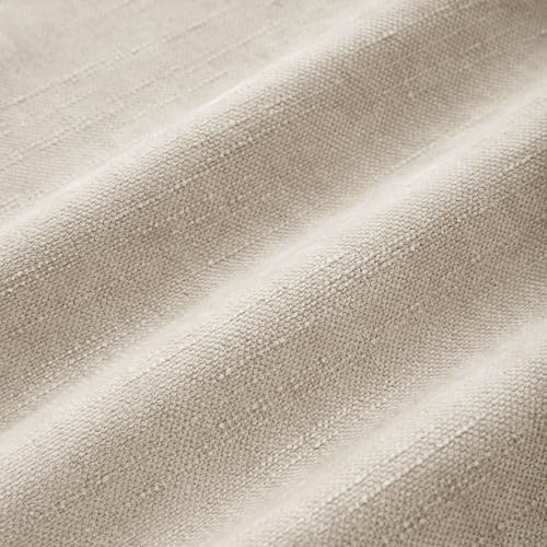 Allorry Throw Pillow Covers 22x22 Cream White Chenille Solid Home DecorF22 - Image 3