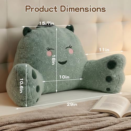 Reading Pillow for Sitting Up in Bed Couch - Image 2