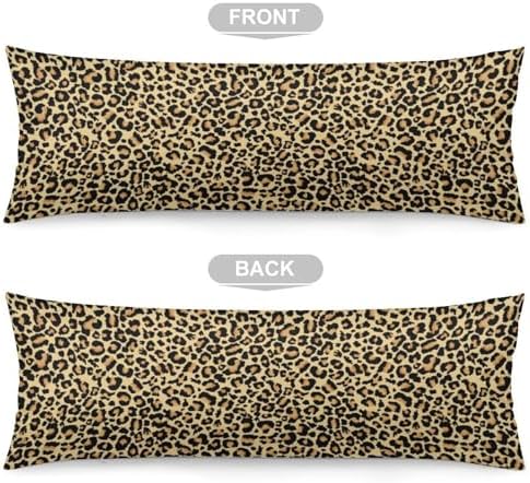 Cheetah Body Pillow Cover Leopard Print Pillowcase - Image 3