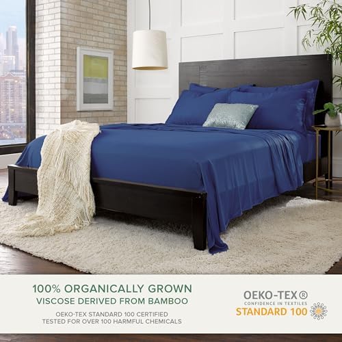 Pure Bamboo King Sheets, Genuine 100% Organic Viscose Derived from Bamboo Bed - Image 2
