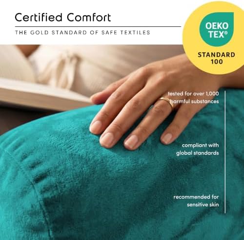 Nestl Reading Pillow for Bed, Back Pillow for Sitting Up in Bed - Image 5