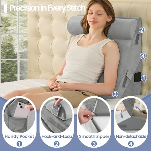 Sasttie Adjustable Wedge Pillow Set - Image 5